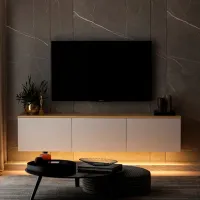 Тумба под телевизор Trendy Neon Illuminated 35 x 160 x 32см / ДСП photo 4