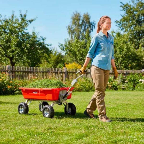 Cărucior de transport Hecht 52150  Red / 150 kg photo 5