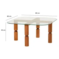 Măsuță de cafea Trendy Kei GTR000886 Transparent photo 7