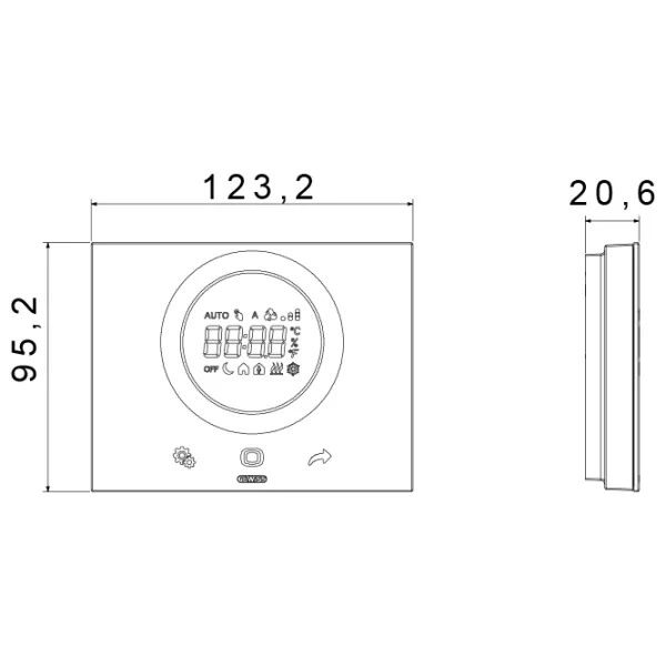 Термостат KNX EASY ICE  /  photo 2