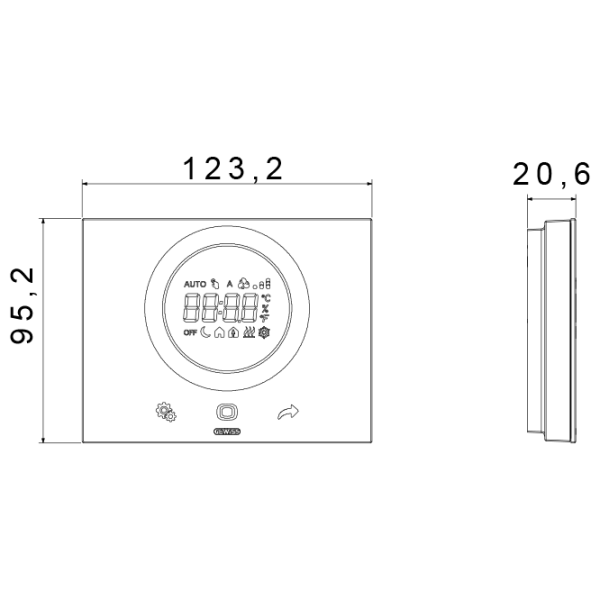 Термостат KNX EASY ICE  /  photo 2