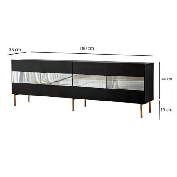 Comodă TV Trendy Leon 59 x 180 x 35 / PAL photo 2