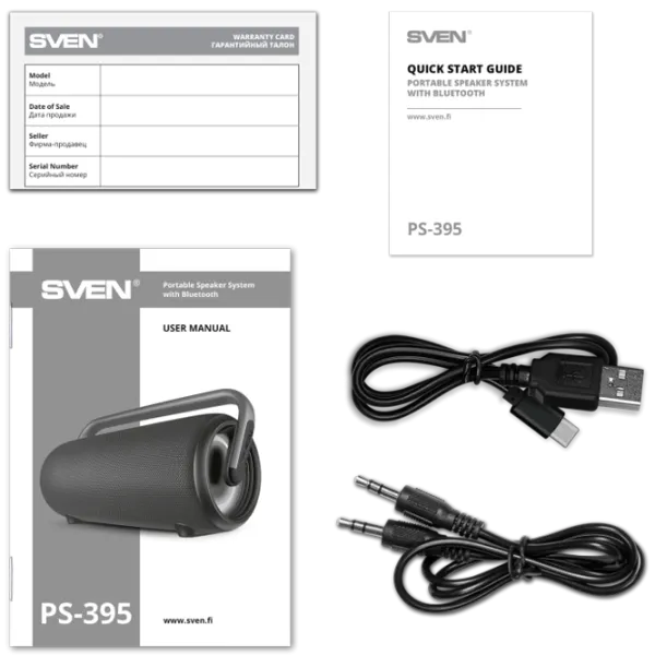 Boxă portabilă Sven PS-395 40 W/ Black photo 9