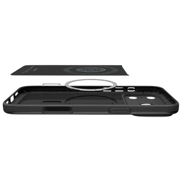 Чехол для смартфона Apple iPhone 17 Pro Spigen / MagSafe Back / Силикон / Матовый Черный photo 2