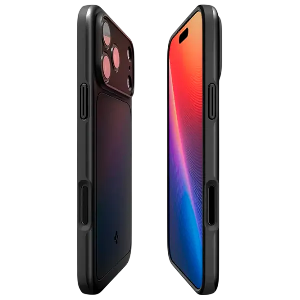Чехол для смартфона Apple iPhone 17 Pro Spigen / MagSafe Back / Силикон / Матовый Черный photo 3