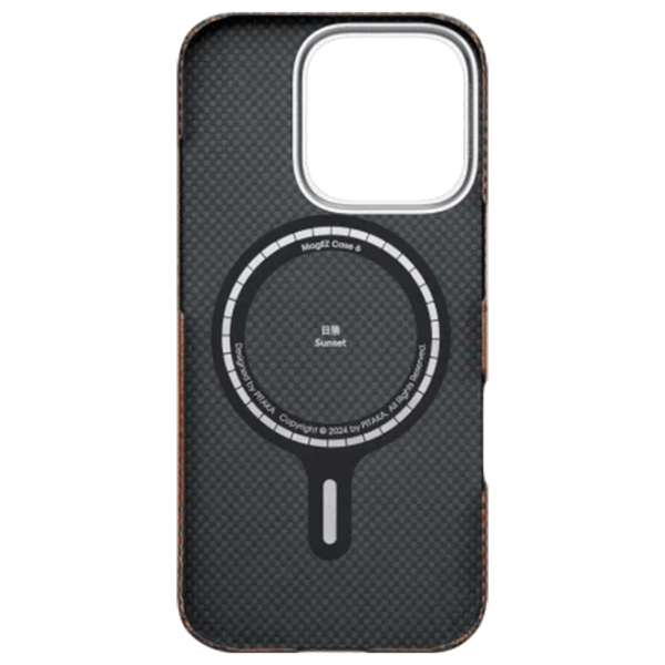 Husă pentru smartphone Apple iPhone 16 Pro Pitaka / MagSafe Back / PC / Sunset photo 3