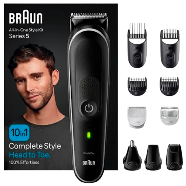 Триммер для лица Braun MGK5440 Черный photo 4
