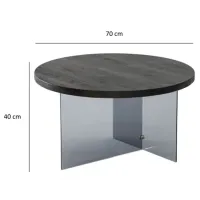 Măsuță de cafea Trendy Serenity GTR000897 Antracit photo 6