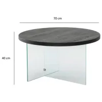 Măsuță de cafea Trendy Serenity GTR000898 Antracit photo 6