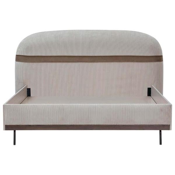 Кровать Dogtas Lea 160 x 200 см / Фанера / Кремовый photo 2