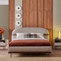 Кровать Dogtas Lea 160 x 200 см / Фанера / Кремовый photo 5