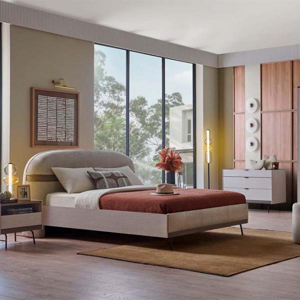 Кровать Dogtas Lea 160 x 200 см / Фанера / Кремовый photo 6