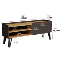 Comodă TV Trendy Veronica 50 x 120 x 33 / PAL photo 4