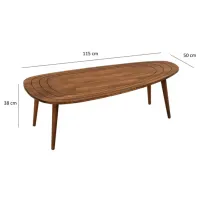 Măsuță de cafea Trendy Dulce GTR000821 Brown photo 8