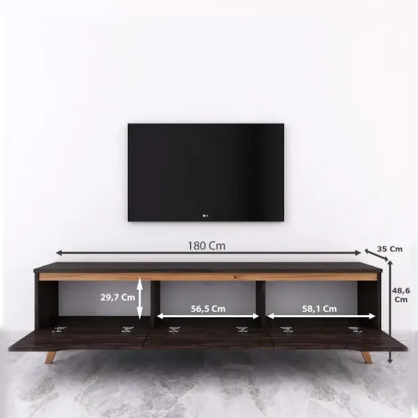 Тумба под телевизор Trendy D1 - 1009 49 x 180 x 35см / ДСП photo 3