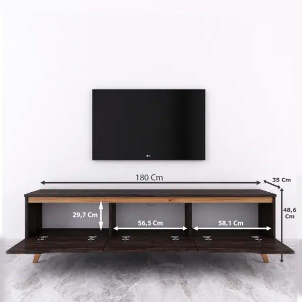 Тумба под телевизор Trendy D1 - 1009 49 x 180 x 35см / ДСП photo 3