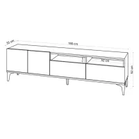 Comodă TV Trendy ROSS 52 x 180 x 35 / PAL photo 2
