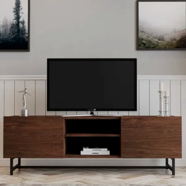 Тумба под телевизор Trendy Wood 50 x 150 x 41см / Массив photo 3