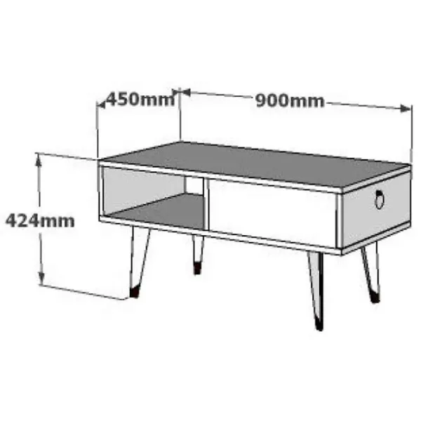 Журнальный столик Trendy Delux GTR006108 Белый photo 5