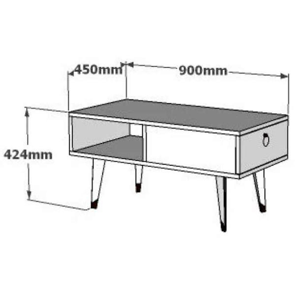 Журнальный столик Trendy Delux GTR006108 Белый photo 5