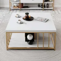 Măsuță de cafea Trendy Zenn GTR006090 White photo 2