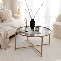 Măsuță de cafea Trendy Gold Sun GTR000818 Dark Gold photo 2