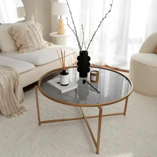 Журнальный столик Trendy Gold Sun GTR000818 Тёмно-золотой photo 4
