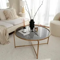 Măsuță de cafea Trendy Gold Sun GTR000818 Dark Gold photo 4