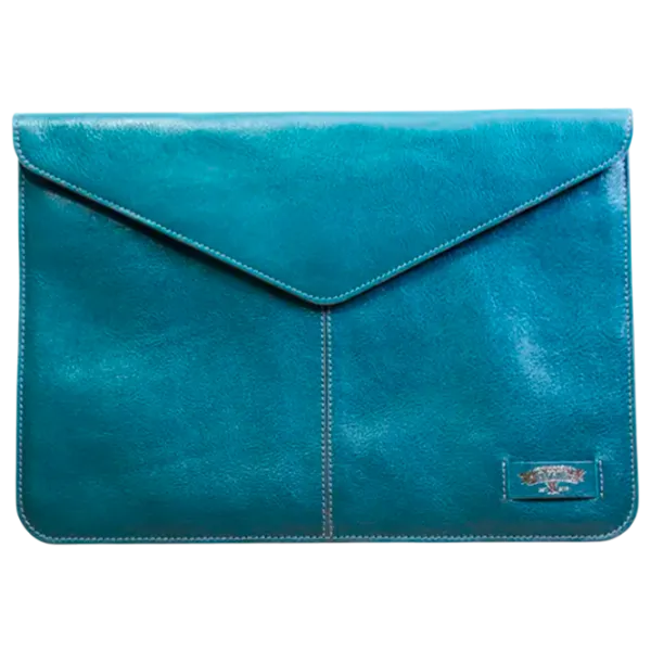Husă pentru laptop Baggins Leather Sleeve 14" / Emerald photo 1