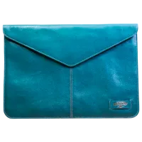 Чехол для ноутбука Baggins Leather Sleeve 14" / Изумруд
