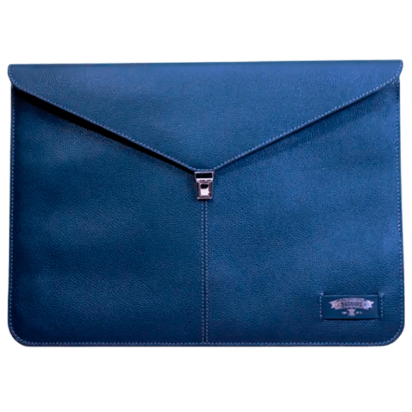 Husă pentru laptop Baggins Leather Sleeve Lock 14" / Blue photo 1