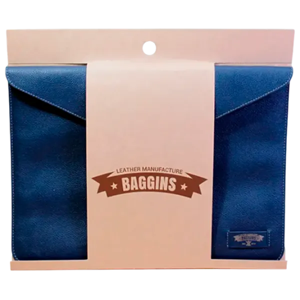 Husă pentru laptop Baggins Leather Sleeve Lock 14" / Blue photo 3