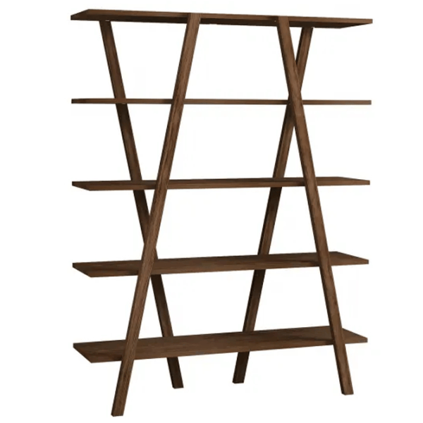 Etajeră Trendy Pearl  144 x 115 x 29.5 cm / PAL / Walnut photo 1