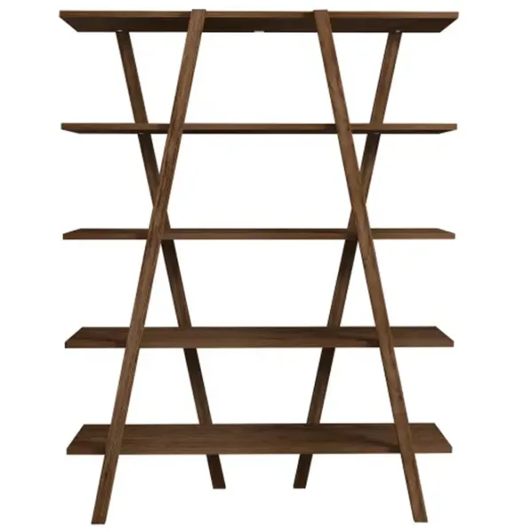 Etajeră Trendy Pearl  144 x 115 x 29.5 cm / PAL / Walnut photo 2