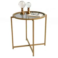 Măsuță de cafea Trendy S407U GTR000764 Gold