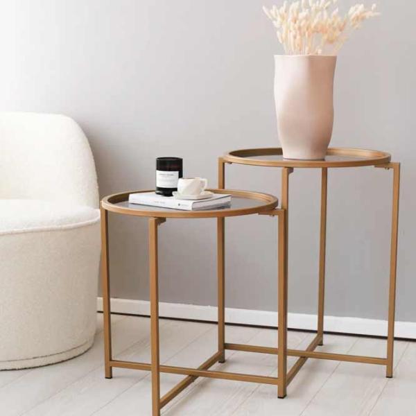Măsuță de cafea Trendy S407U GTR000764 Gold photo 3