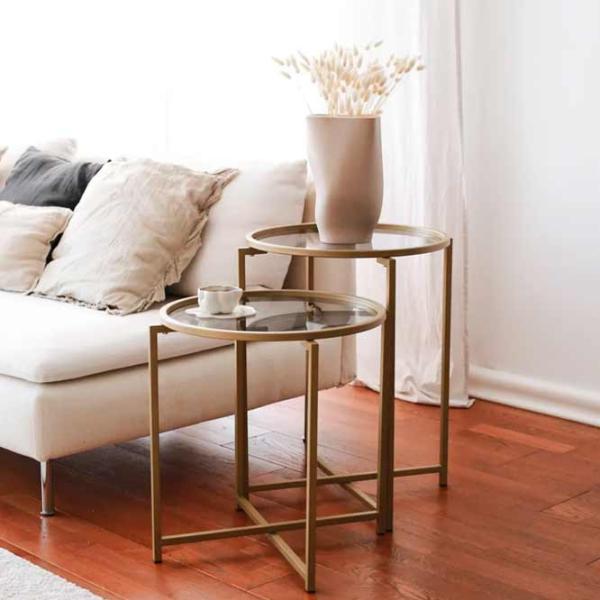 Măsuță de cafea Trendy S407U GTR000764 Gold photo 4