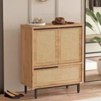 Dulap pentru încălțăminte Trendy ON8C-SU 90.4 x 74.8 x 35.5 /Walnut /Walnut photo 4
