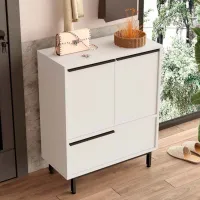 Обувной шкаф Trendy ON8C-W 90.4 x 74.8 x 35.5см /White /Белый photo 4