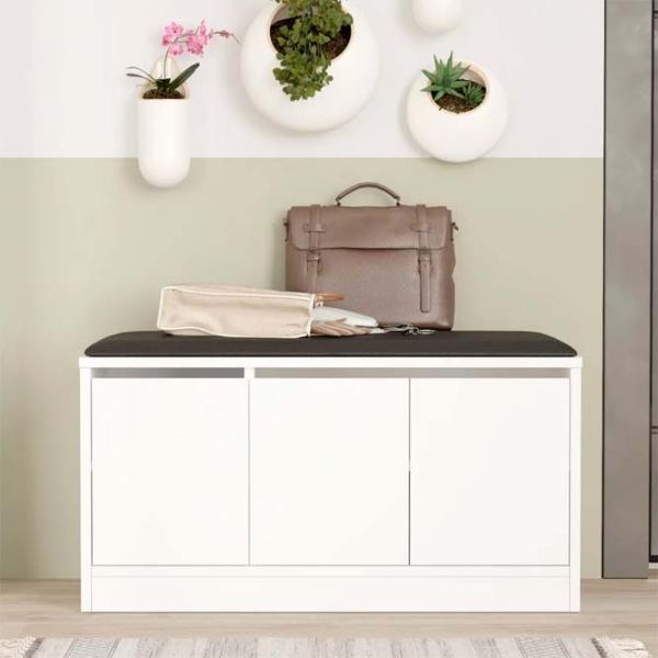 Обувной шкаф Trendy MR2-W 45.8 x 89.6 x 35.5см /White /Белый photo 3