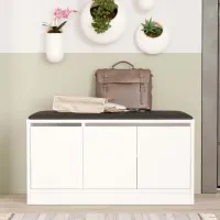 Обувной шкаф Trendy MR2-W 45.8 x 89.6 x 35.5см /White /Белый photo 3