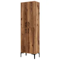 Dulap pentru încălțăminte Trendy Berlin A 200 x 60 x 35 /Nuc /Nuc