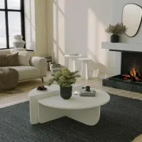 Măsuță de cafea Trendy Podium GTR000769 White photo 4