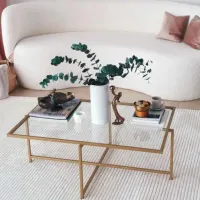 Măsuță de cafea Trendy Sun S410 GTR000810 Gold photo 7
