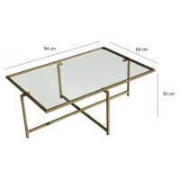 Măsuță de cafea Trendy Sun S410 GTR000810 Gold photo 8
