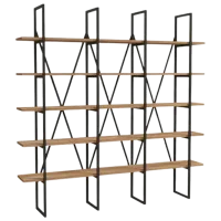 Стеллаж Trendy Beylerbeyi 160 x 160 x 26см cm / ЛДСП / Black