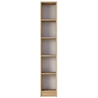 Стеллаж Trendy HC114 170 x 30 x 25см cm / ЛДСП / Oak photo 4