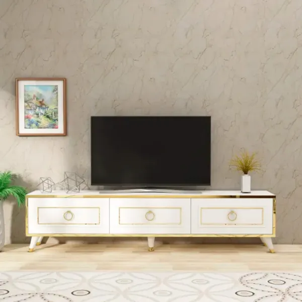 Тумба под телевизор Trendy Sona 45 x 180 x 30см / ДСП photo 4