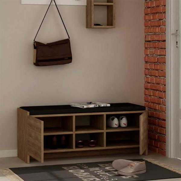 Обувной шкаф Trendy Zulla 43 x 110 x 37см /Дуб темный /Темный дуб photo 3