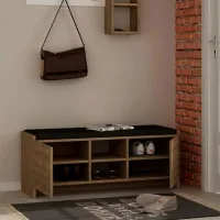 Обувной шкаф Trendy Zulla 43 x 110 x 37см /Дуб темный /Темный дуб photo 3
